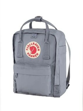 Fjallraven Mini Kanken Flint Grey Everyday Outdoor Backpack—Unisex